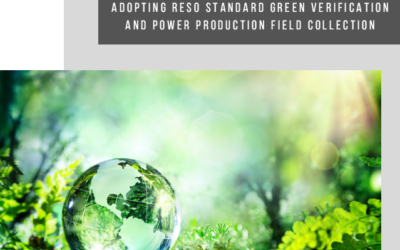 Green Verification and Power Production: Adopting RESO Standards