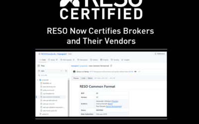 RESO Now Certifies Brokers and Their Vendors