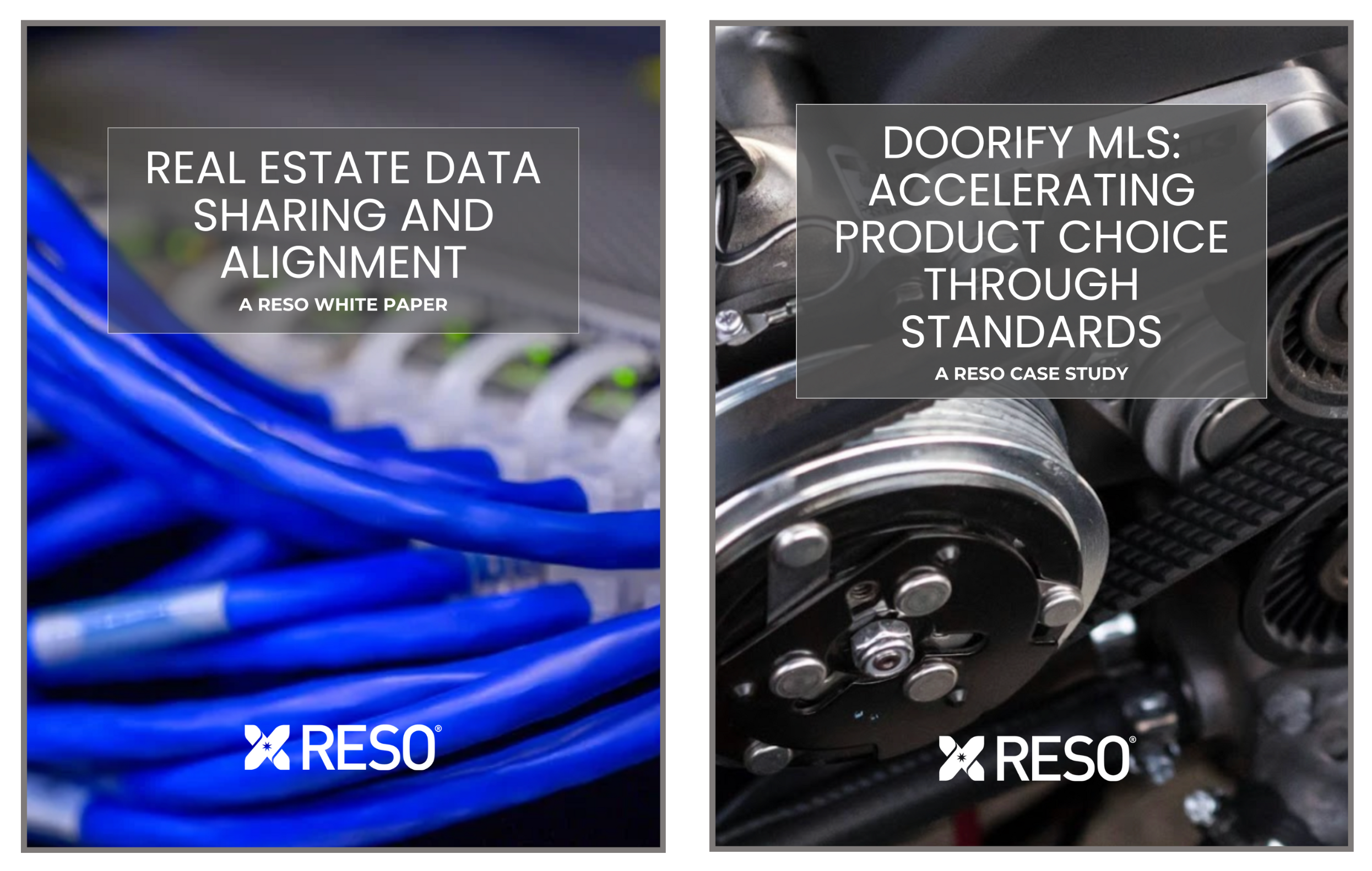 "Real Estate Data Sharing and Alignment" and "Accelerating Product Choice Through Standards".