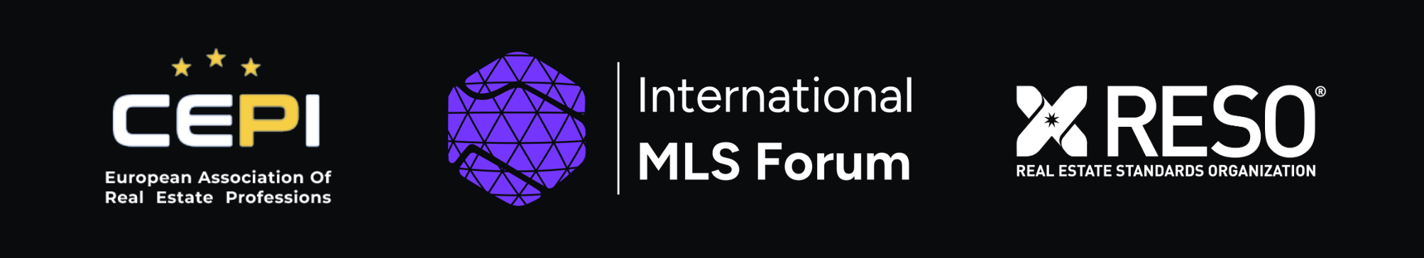 International MLS Forum logo with CEPI and RESO